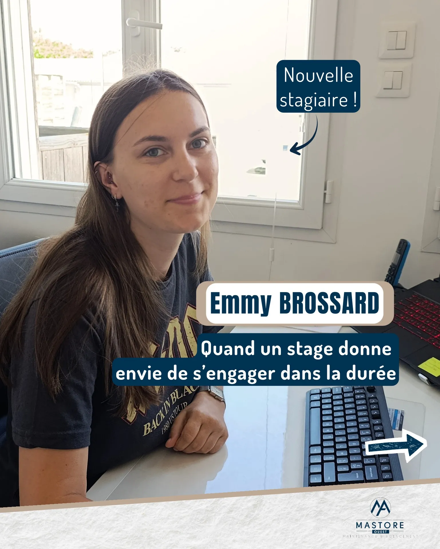 Emmy Brossard, Mastore Ouest